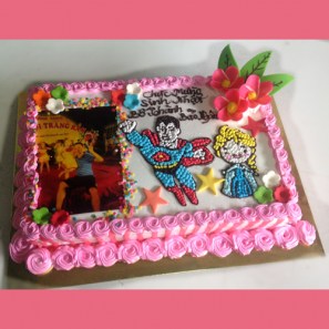 bánh sinh nhật siêu nhân - bánh sinh nhật công chúa - bánh sinh nhật cho bé trai